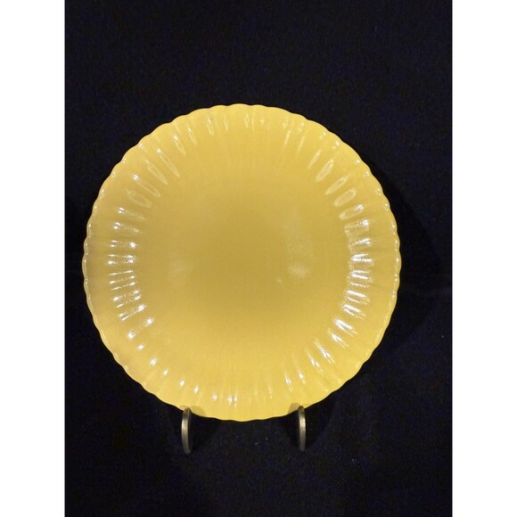 Set Of 5 Vintage Stangl 6” Bread Plates Lines Blue, Light Blue, Orange, Yellow - Picture 5 of 10